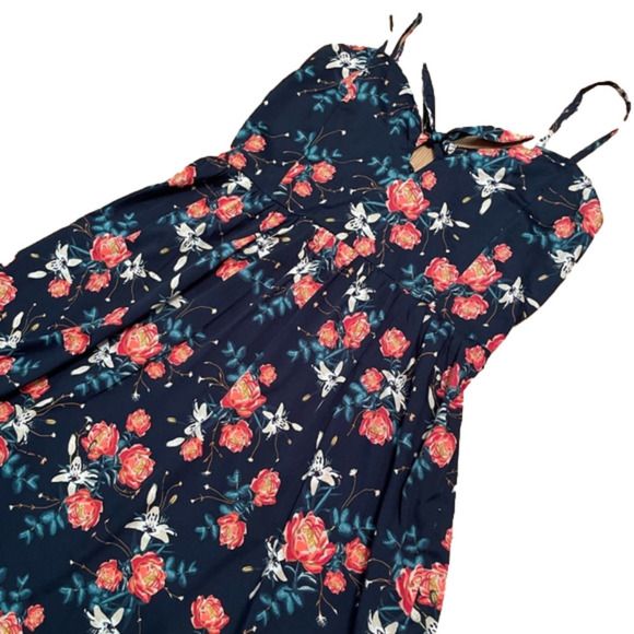 Adorable Roxy Floral Mini Dress Size XL - Picture 1 of 6